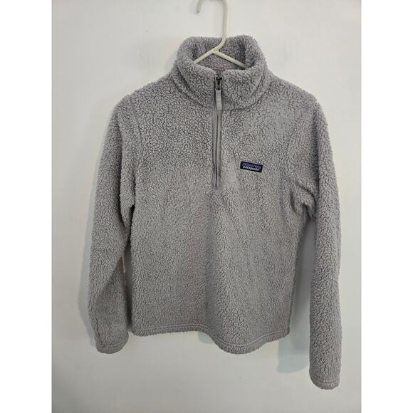 Patagonia Sweaters - Patagonia Women’s Sherpa Fleece Sweater Jacket Sz S 1/4 Zip L/S Pullover Gray